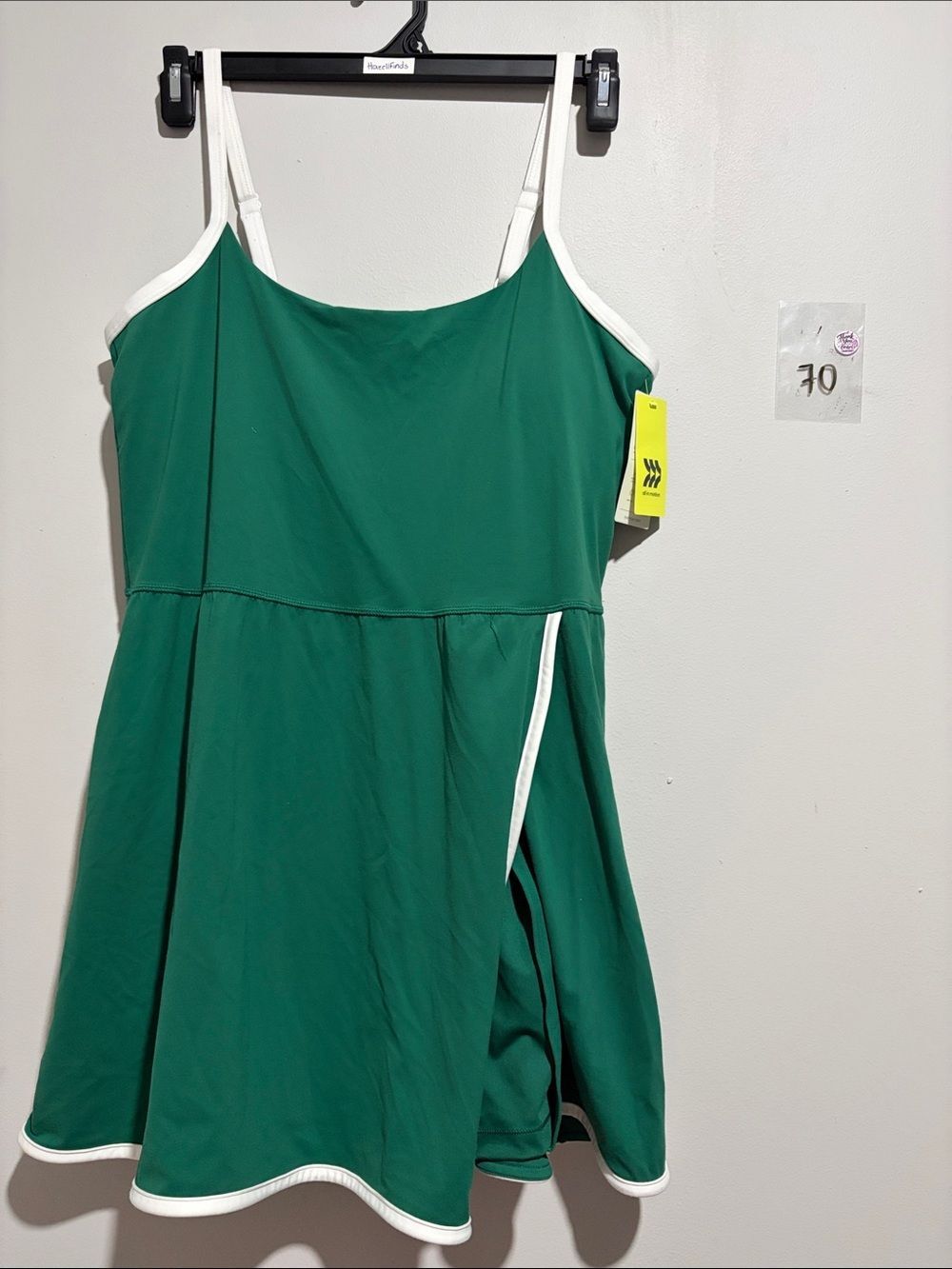 NWT All in Motion Green Everyday Soft Wrap Active Tennis Dress XXL